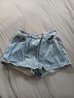 American Eagle Outfitters Light Blue Denim Skort